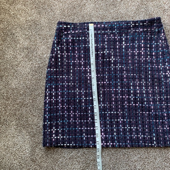HP ⭐️ NWOT LOFT Tweed Shift Pockets Mini Skirt - Picture 5 of 7